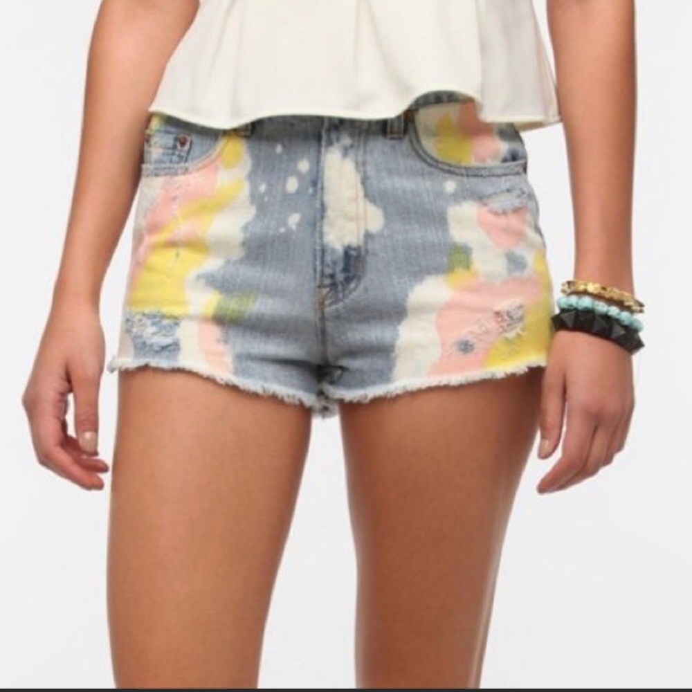 BDG womens shorts Hi rise dree cheeky cut off 31